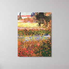 Blühender Garten, Vincent van Gogh. Leinwanddruck