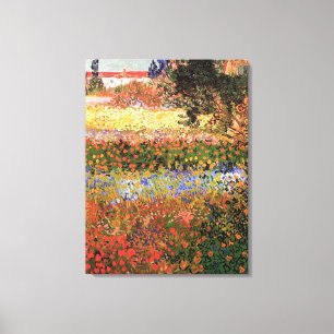 Blühender Garten, Vincent van Gogh. Leinwanddruck