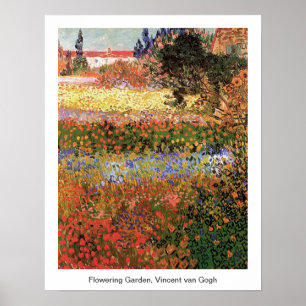 Blühender Garten, Vincent van Gogh. Poster