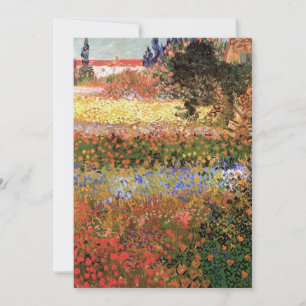 Blühender Garten von Vincent van Gogh