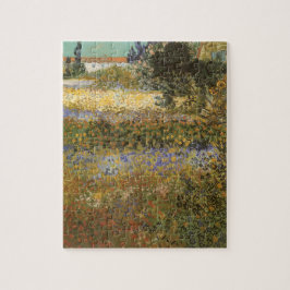 Blühender Garten von Vincent van Gogh Puzzle