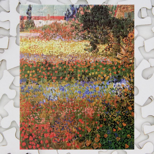 Blühender Garten von Vincent van Gogh Puzzle (Von Creator hochgeladen)