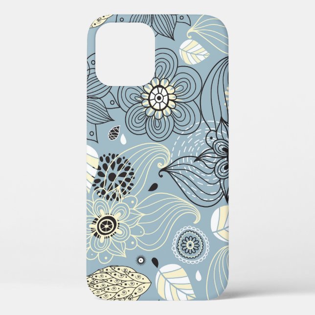 Blühender Herbst: Elegantes saisonales Design Case-Mate iPhone Hülle (Rückseite)