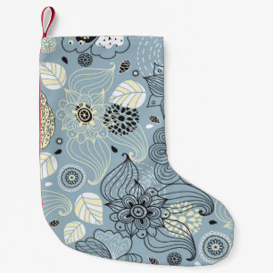 Blühender Herbst: Elegantes saisonales Design Kleiner Weihnachtsstrumpf