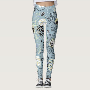 Blühender Herbst: Elegantes saisonales Design Leggings