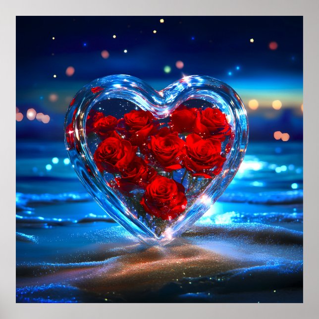 Blühender Herzkreislauf Poster (Vorne)