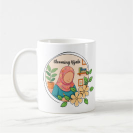 Blühender Hijabi-Becher Kaffeetasse