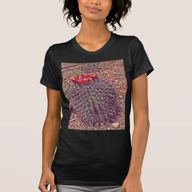 Blühender Kaktus 🌵  T-Shirt (Vorderseite)