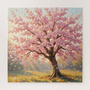 Blühender Kirschblütenbaum Frühling Puzzle