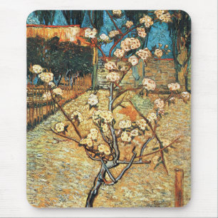 Blühender kleiner Birnbaum von Vincent van Gogh Mousepad