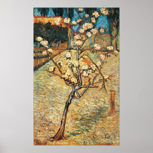 Blühender kleiner Birnbaum von Vincent van Gogh Poster