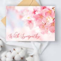 Blühender Komfort - Blank Sympathy Card