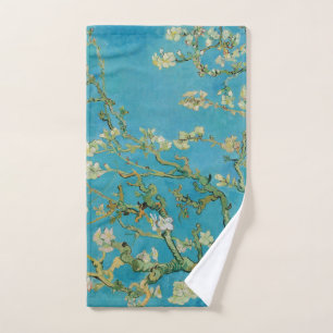 Blühender Mandelbaum durch Van Gogh Handtuch