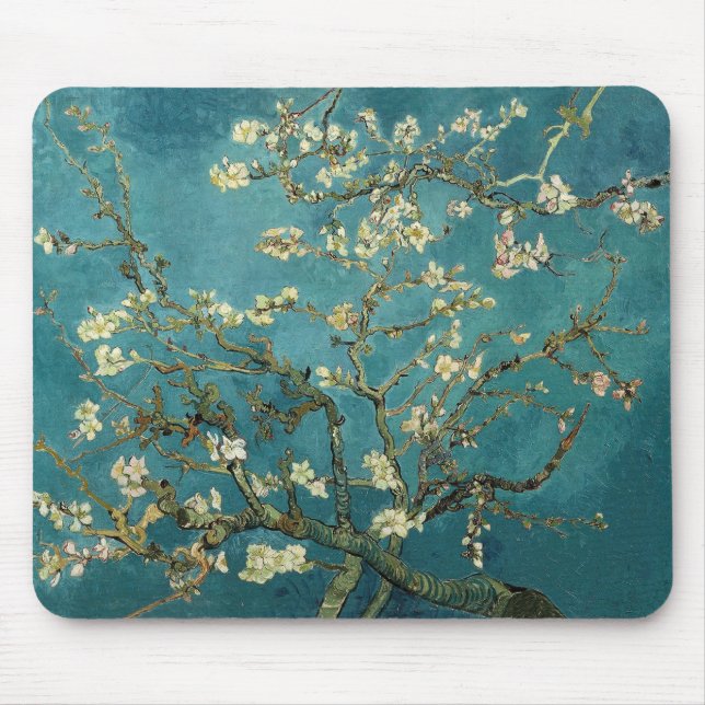 Blühender Mandelbaum - Van Gogh Mousepad (Vorne)
