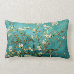 Blühender Mandelbaum Vintage-Blumen Van Gogh Lendenkissen