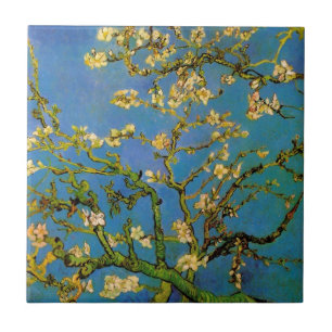 Blühender Mandelbaum von Vincent van Gogh Fliese
