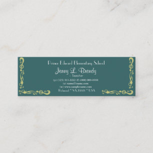 Blühender Mandelbaum von Vincent van Gogh. Mini Visitenkarte