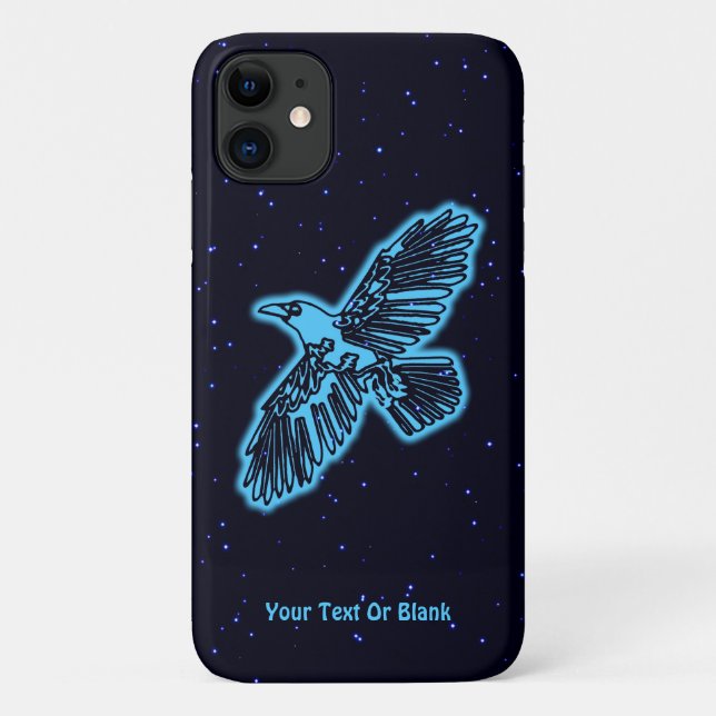 Blühender Raven auf Stars Case-Mate iPhone Hülle (Rückseite)