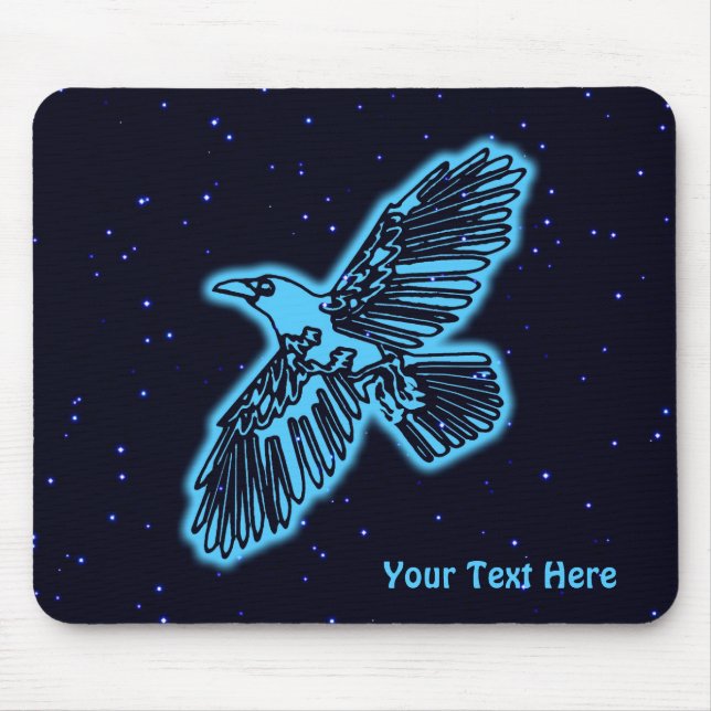Blühender Raven auf Stars Mousepad (Vorne)