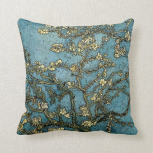 Blühender Schmutz des Mandelbaum-(Van Gogh) Kissen