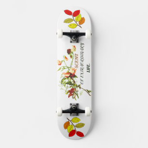 Blühender Szent eines außergewöhnlichen Lebensbild Skateboard
