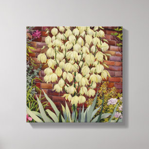 Blühender Yucca Leinwanddruck
