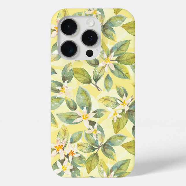 Blühender Zitronenbaum-C1 Case-Mate iPhone Hülle (Rückseite)