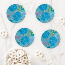 Blühendes Bluebells Bluebells Untersetzer Set