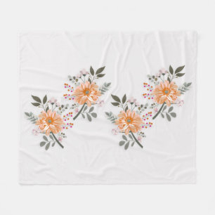 Blühendes Duett Fleecedecke