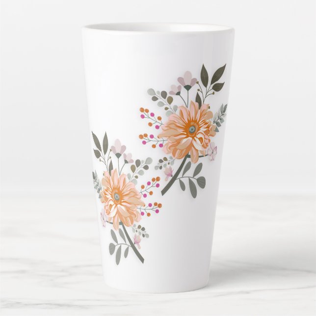 Blühendes Duett Milchtasse (Vorderseite)