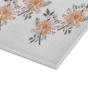 Blühendes Duett Schneidebrett