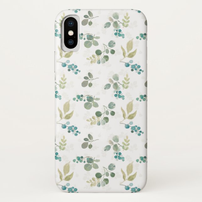 Blühendes Freuden-Muster Case-Mate iPhone Hülle (Rückseite)
