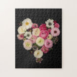 Blühendes Herz Puzzle<br><div class="desc">Frische Blume Foto-Druck</div>