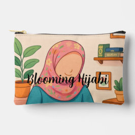Blühendes Hijabi-Etuik Zubehörtasche