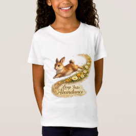 Blühendes Kaninchen | Überfluss-Kunst-T-Shirt T-Shirt