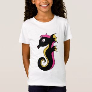 blühendes Neon-Seepferd T-Shirt