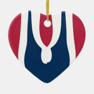 Blühendes Red Hakuna Matata Neuestes Geschenkdesig Keramik Ornament