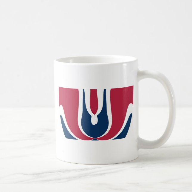 Blühendes Red Hakuna Matata Neuestes Geschenkdesig Tasse (Rechts)