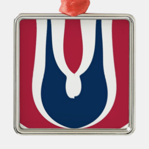 Blühendes Rot Hakuna Matata Neueste Geschenkgestal Silbernes Ornament