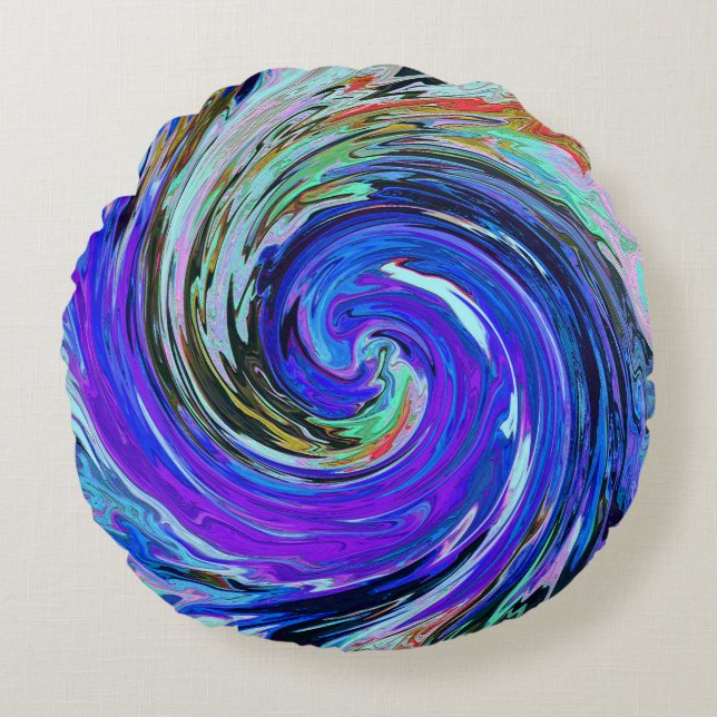 Blühgift... Rundes Kissen (Vorderseite)