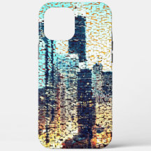 Bluisches Mosaik aus Großstadt