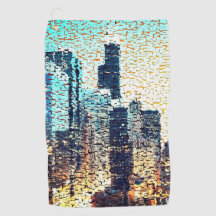 Bluisches Mosaik aus Großstadt