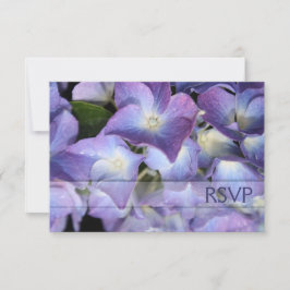©Bluish Lila Hydrangea UAWG Response Card RSVP Karte