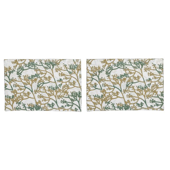 Bluish Olive Foliage Kissenbezug (Vorderseite-Set)