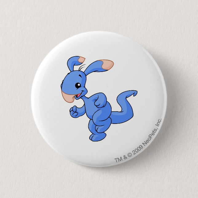 Blumaroo Blau Button (Vorderseite)