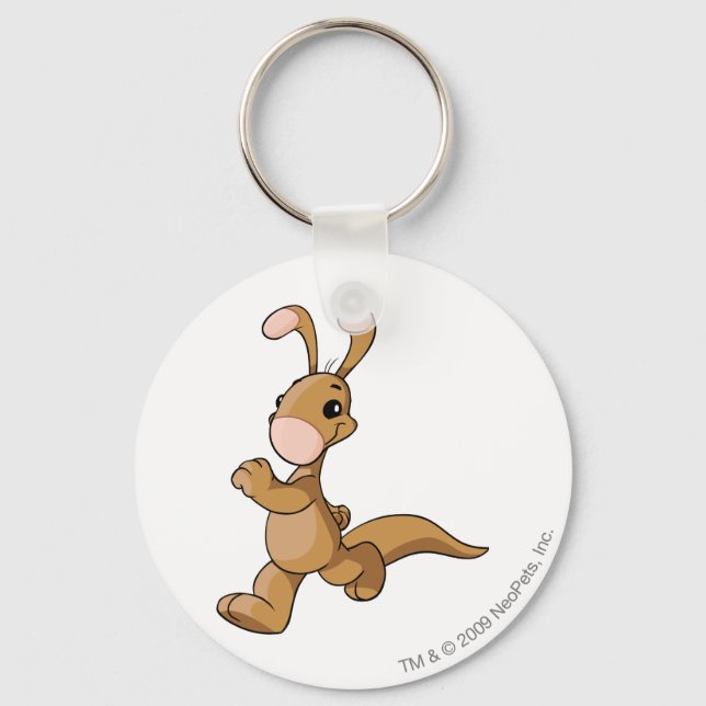 Blumaroo Brown Schlüsselanhänger (Vorderseite)