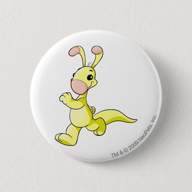 Blumaroo Gelb Button (Vorderseite)