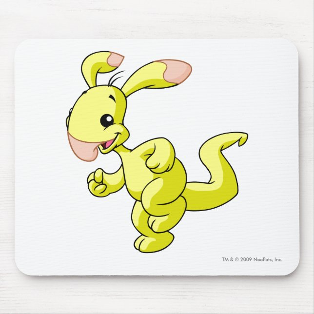 Blumaroo Gelb Mousepad (Vorne)