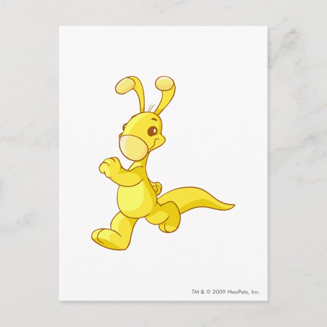 Blumaroo Gold Postkarte (Vorderseite)