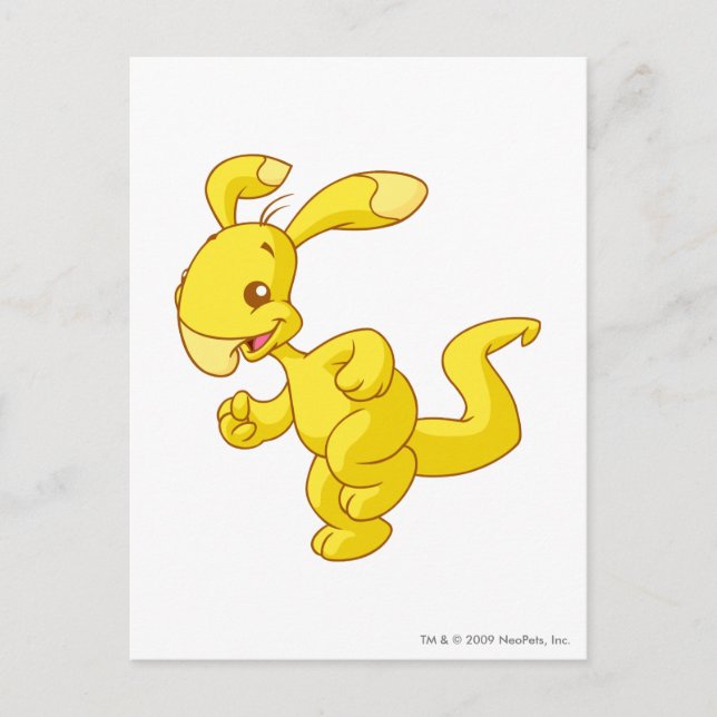 Blumaroo Gold Postkarte (Vorderseite)